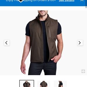 Kühl Impakt Vest Size: Medium Color: Espresso